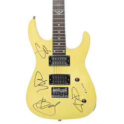 Good Charlotte Band Signed Guitar loading=