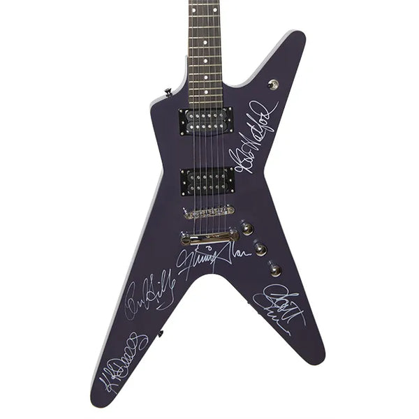 Judas Priest Autographed Guitar