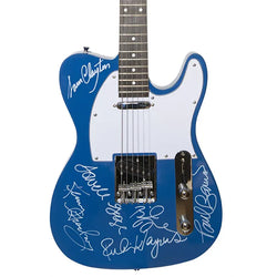 Little Feat Band Signed Guitar loading=