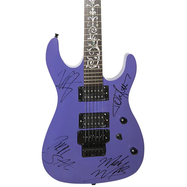 Motley Crue Band Signed Guitar