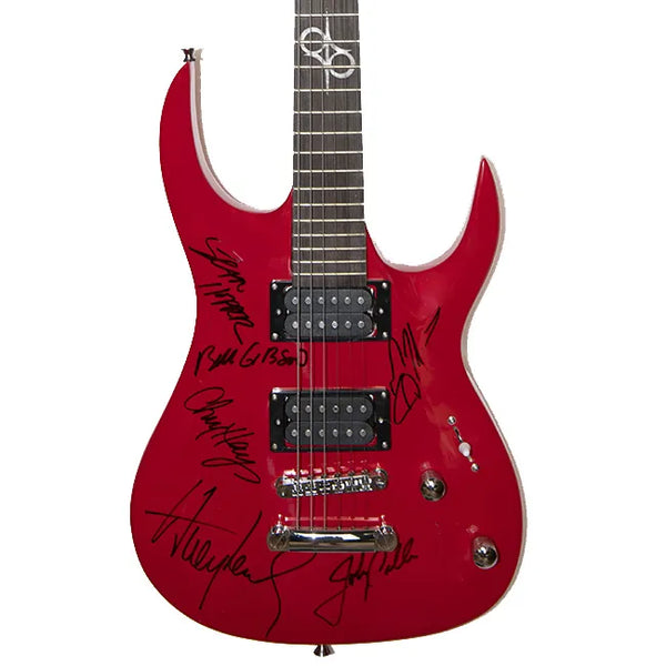 Huey Lewis And The News Band Signed Guitar