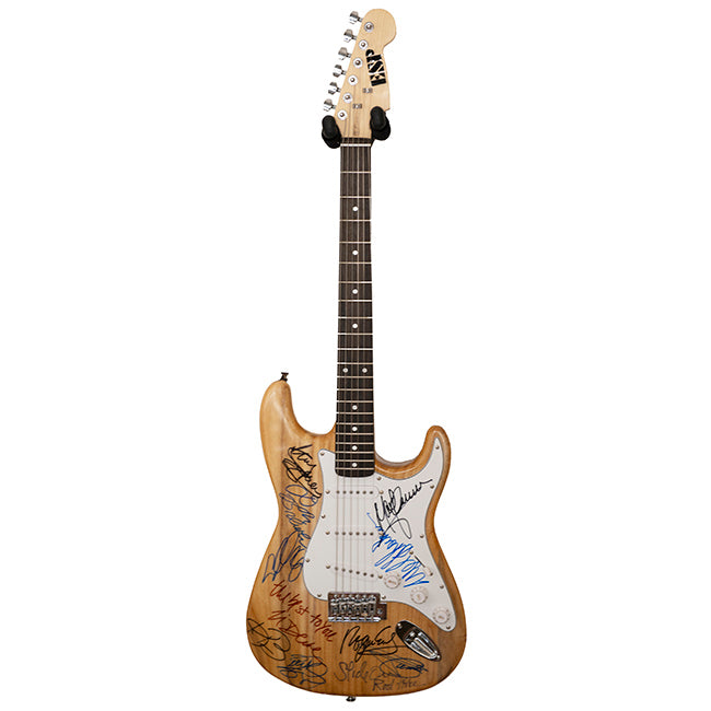 Grand Funk Railroad – Foghat – Blue Oyster Cult Band Tours Signed Guitar
