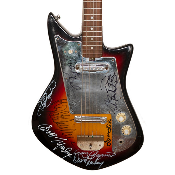 Bob Marley - Rory Gallagher  – Jefferson Starship Band  Signed Guitar - Zion Graphic Collectibles