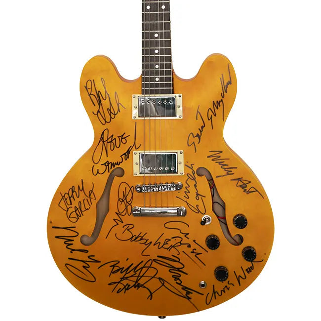 The Grateful Dead – Crosby Stills Nash & Young – Traffic Band Signed Tour Guitar - Zion Graphic Collectibles