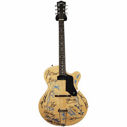 The Eagles – The Doobie Brothers – J. Geils Band Tours Signed Guitar - Zion Graphic Collectibles loading=