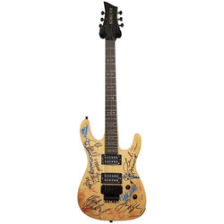 Fleetwood Mac , Journey , & Foreigner Band Autographed Guitar - Zion Graphic Collectibles loading=