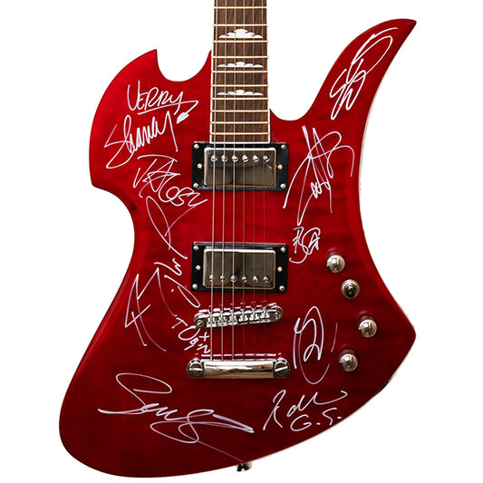 Godsmack – Papa Roach – Shinedown Band Tours Signed Guitar - Zion Graphic Collectibles