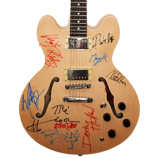 Green Day – Blink 182 – The Offspring Band Tours Signed Guitar