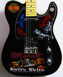 AC/DC Autographed Guitar - Zion Graphic Collectibles
