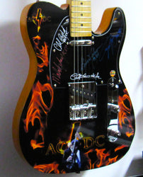 AC/DC Autographed Guitar - Zion Graphic Collectibles loading=