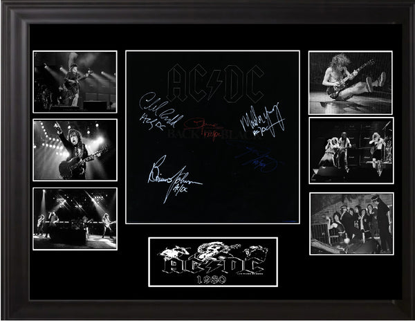AC/DC Autographed LP "Back In Black"
