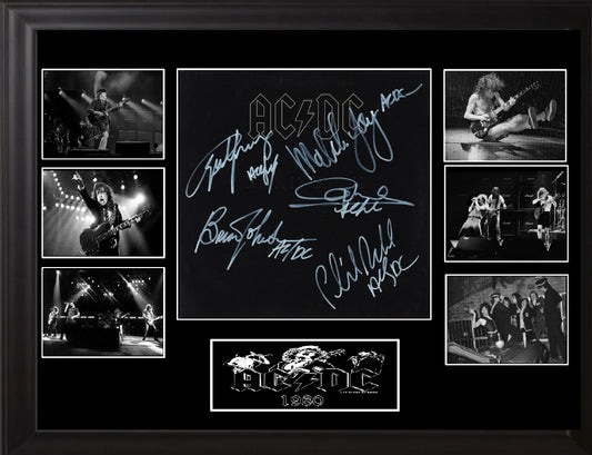 AC/DC Autographed LP "Back In Black"
