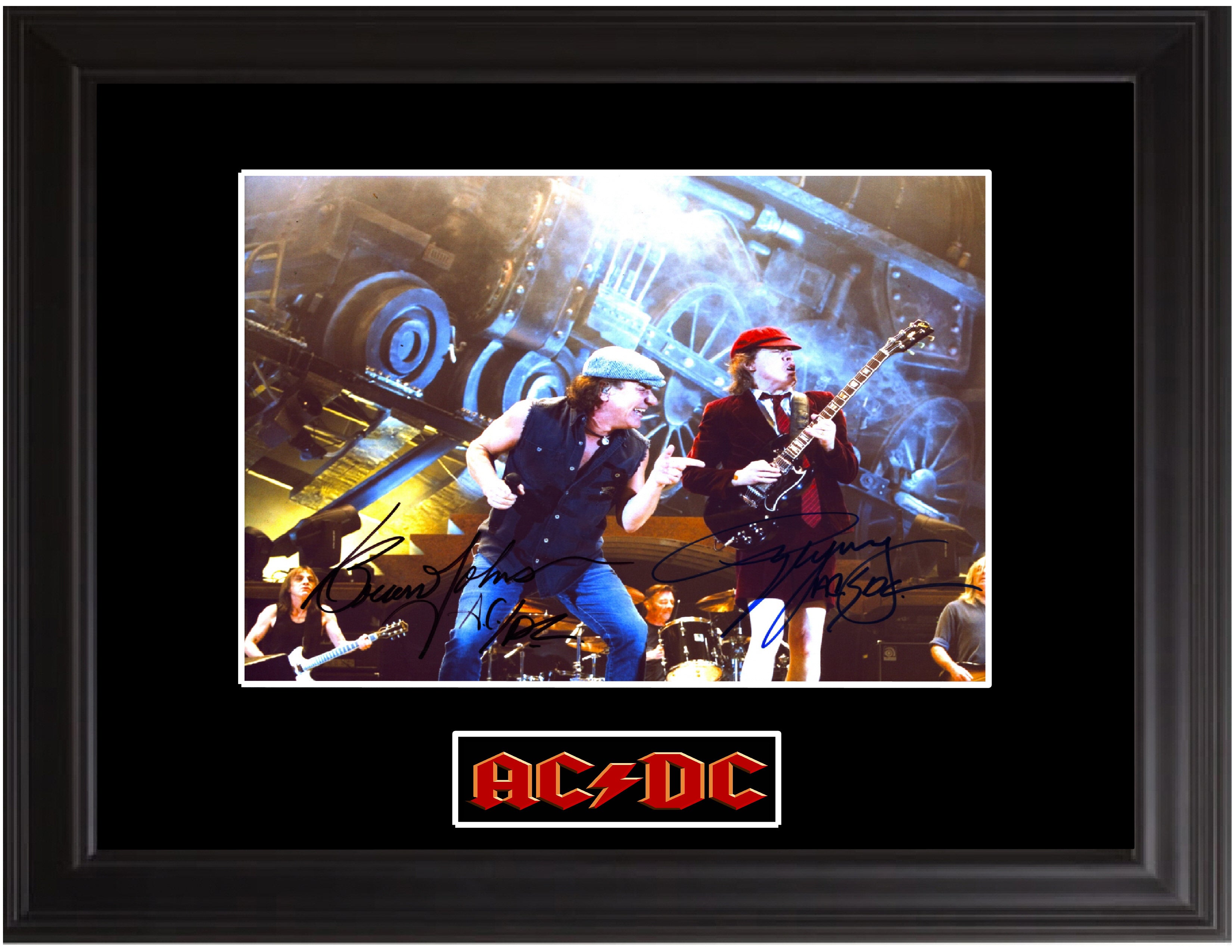 AC/DC Autographed Photo | Zion Graphic Collectibles