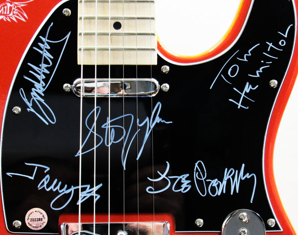 Aerosmith Signed Guitar Full Band Autographed Memorabilia