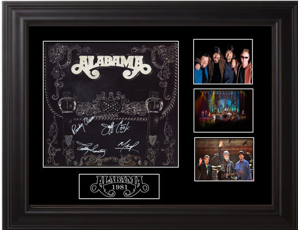 Alabama Autographed lp - Zion Graphic Collectibles