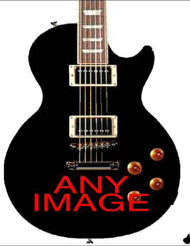 Custom Donner Les Paul Guitar With Any Image