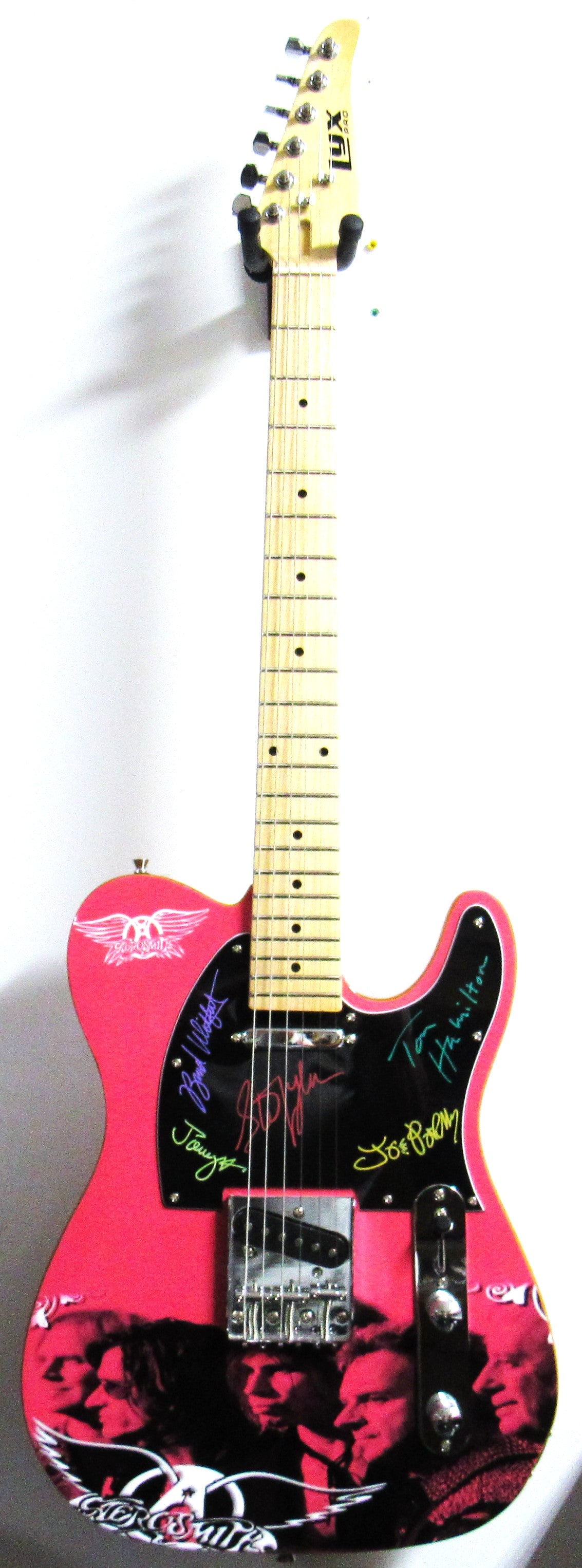 Aerosmith Autographed Custom Guitar - Zion Graphic Collectibles