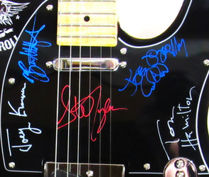 Aerosmith Autographed Custom Guitar loading=