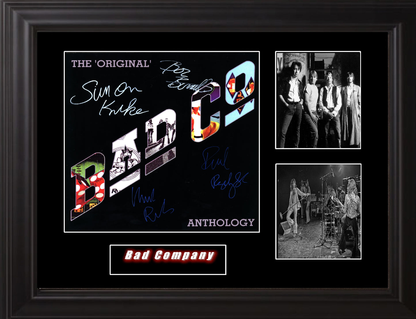 Bad Company Autographed LP