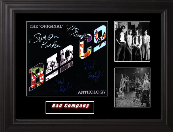 Bad Company Autographed LP