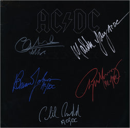 AC/DC Autographed LP "Back In Black" loading=