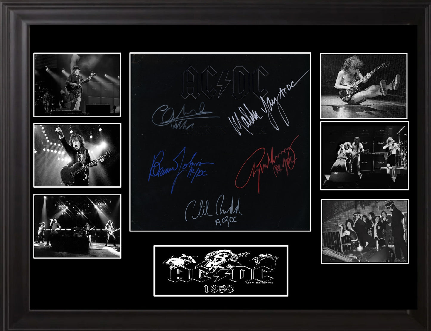 AC/DC Autographed LP "Back In Black"