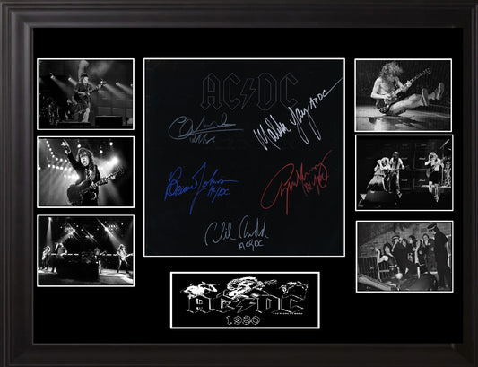 AC/DC Autographed LP "Back In Black"