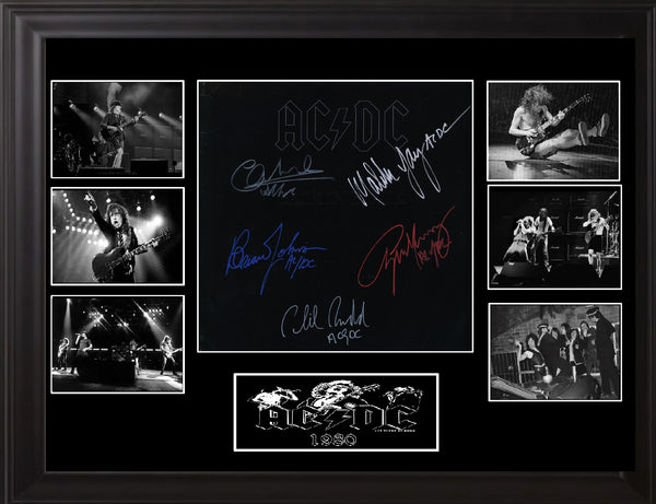 AC/DC Autographed LP "Back In Black"