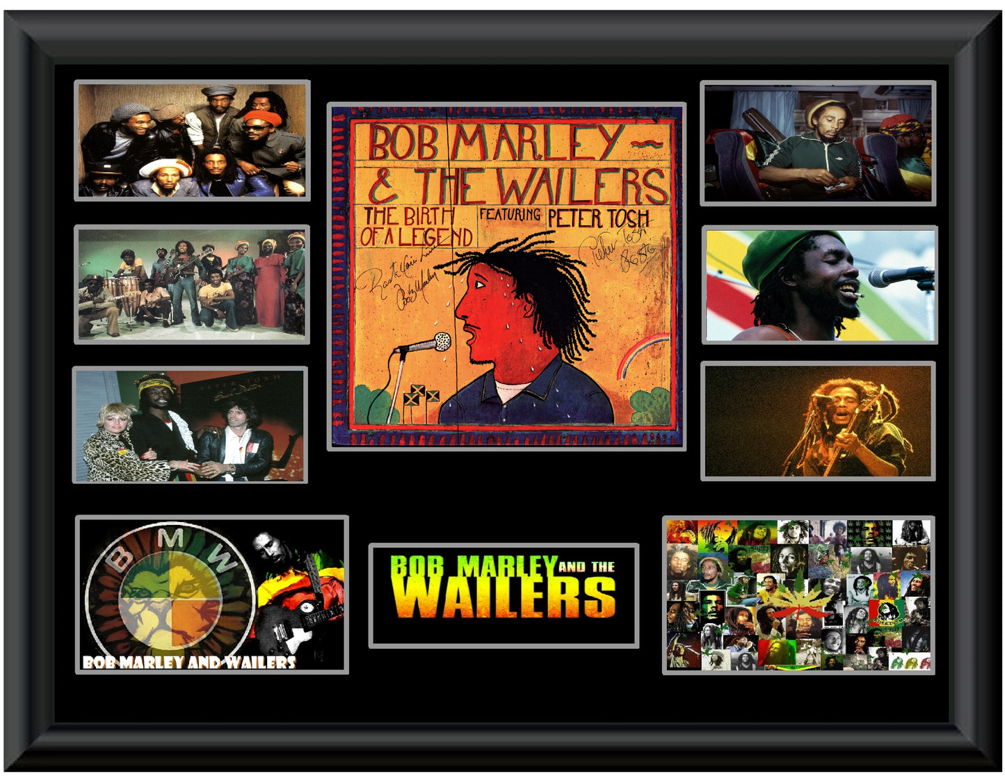 Bob Marley Autographed LP - Zion Graphic Collectibles