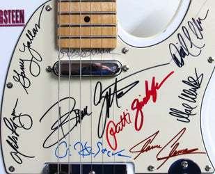 Bruce Springsteen & E Street Band Autographed Guitar