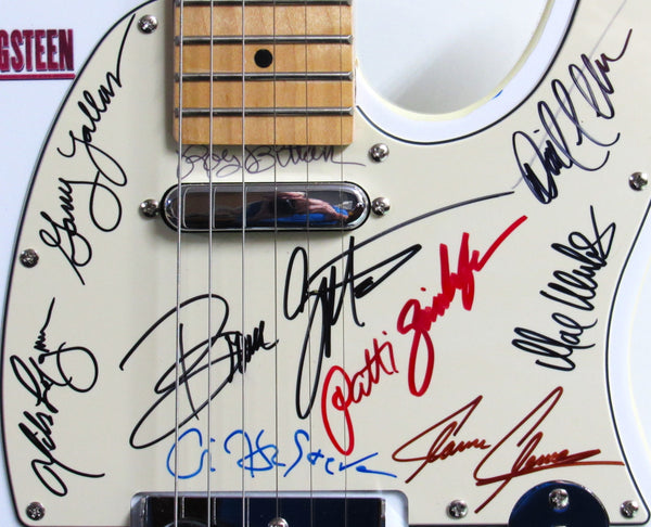 Bruce Springsteen & E Street Band Autographed Guitar