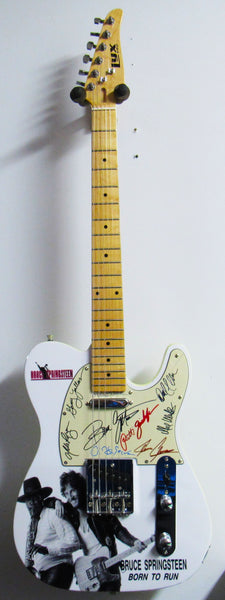 Bruce Springsteen & E Street Band Autographed Guitar