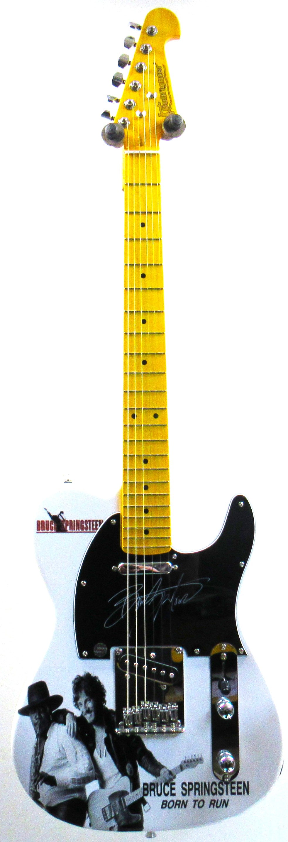 Bruce Springsteen & E Street Band Autographed Guitar - Zion Graphic Collectibles
