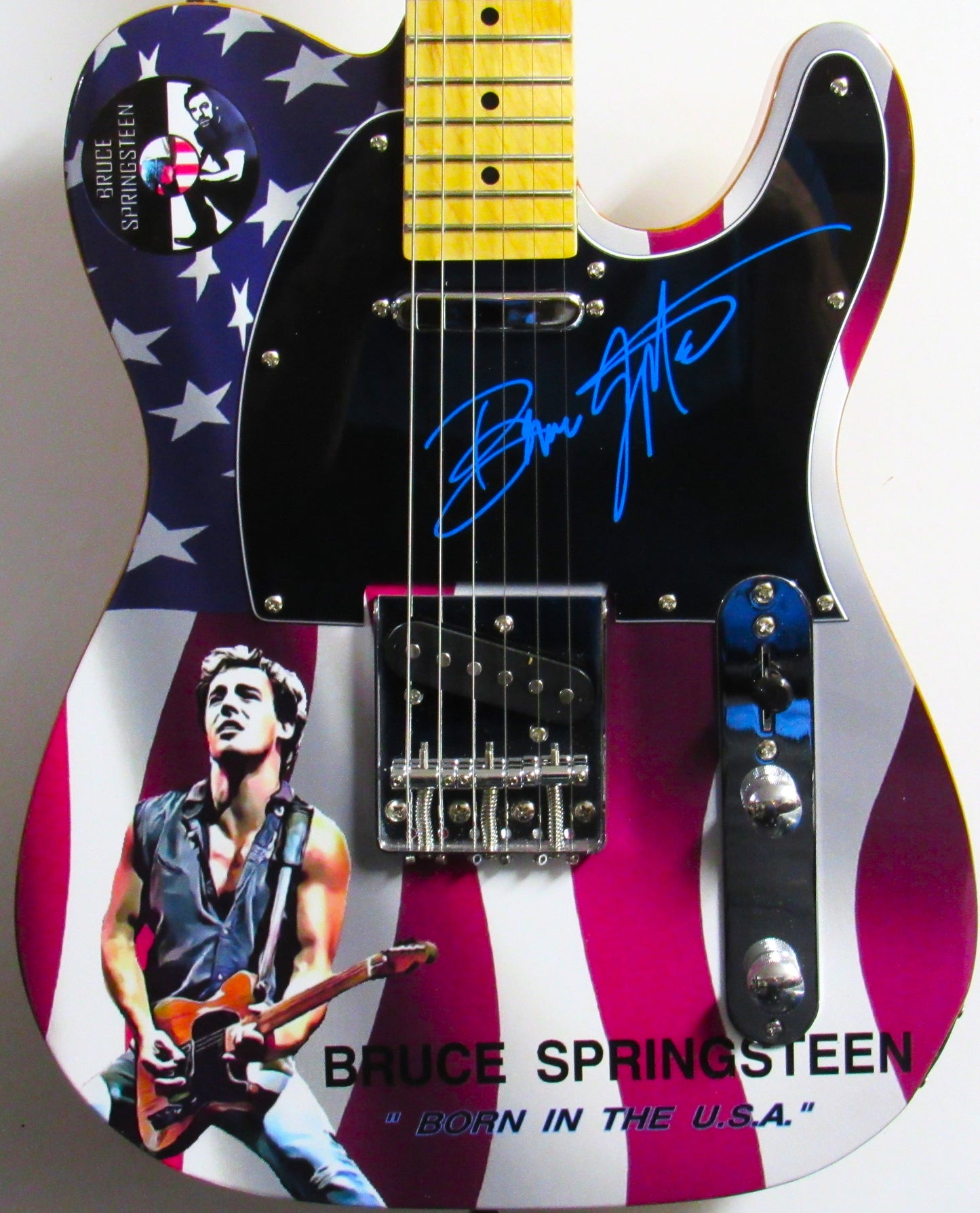 Springsteen Autograph Bruce Springsteen Autographed Guitar | Zion Graphic Collectibles