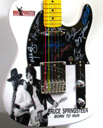 Bruce Springsteen & E Street Band Autographed Guitar loading=
