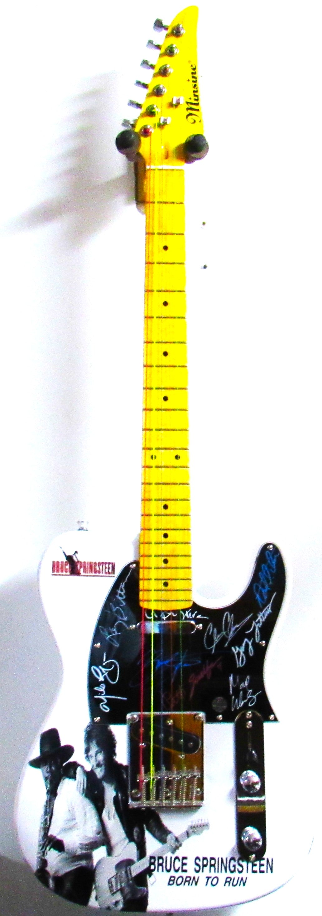 Bruce Springsteen & E Street Band Autographed Guitar