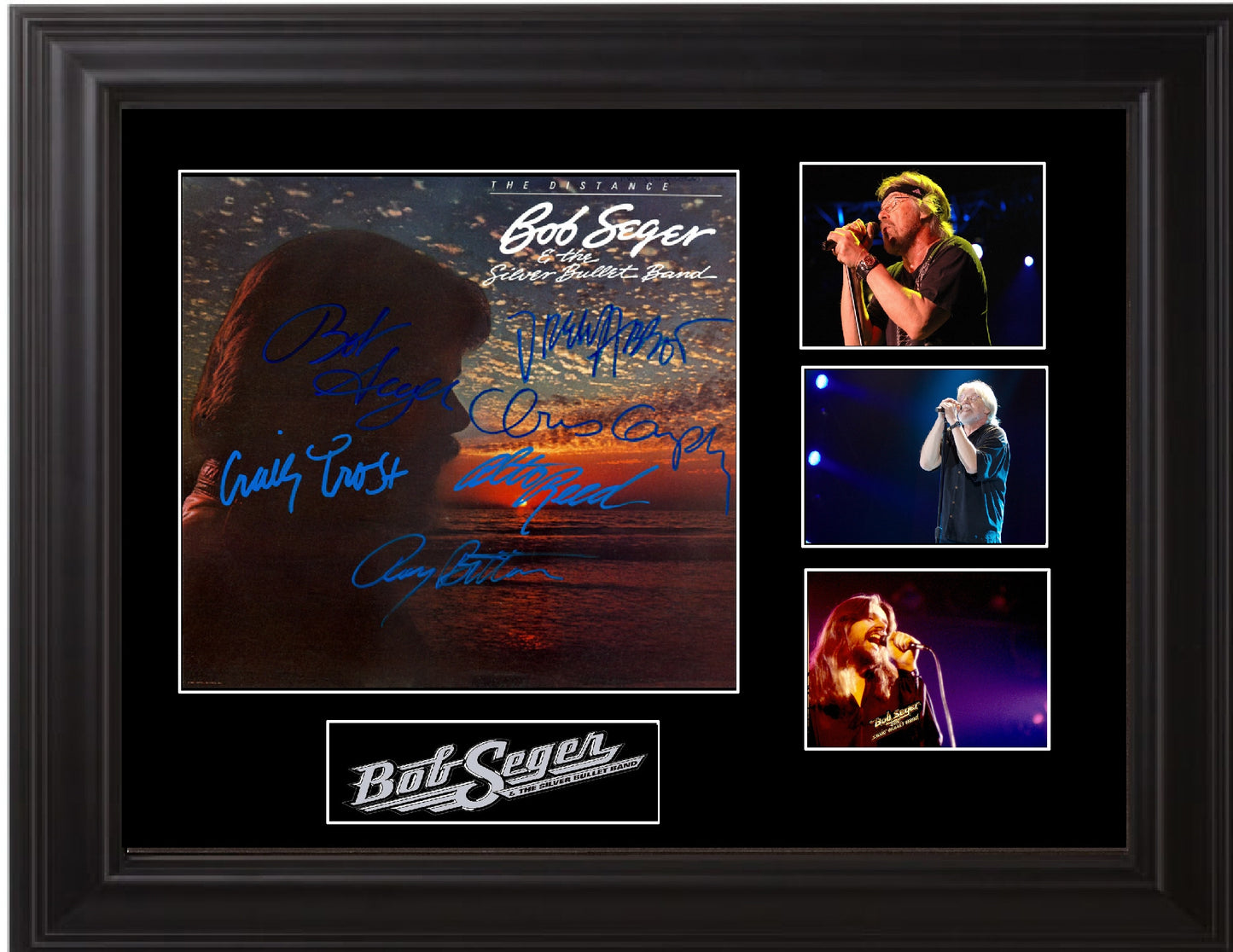 Bob Seger Autographed lp - Zion Graphic Collectibles