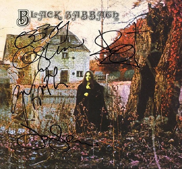Black Sabbath Autographed lp