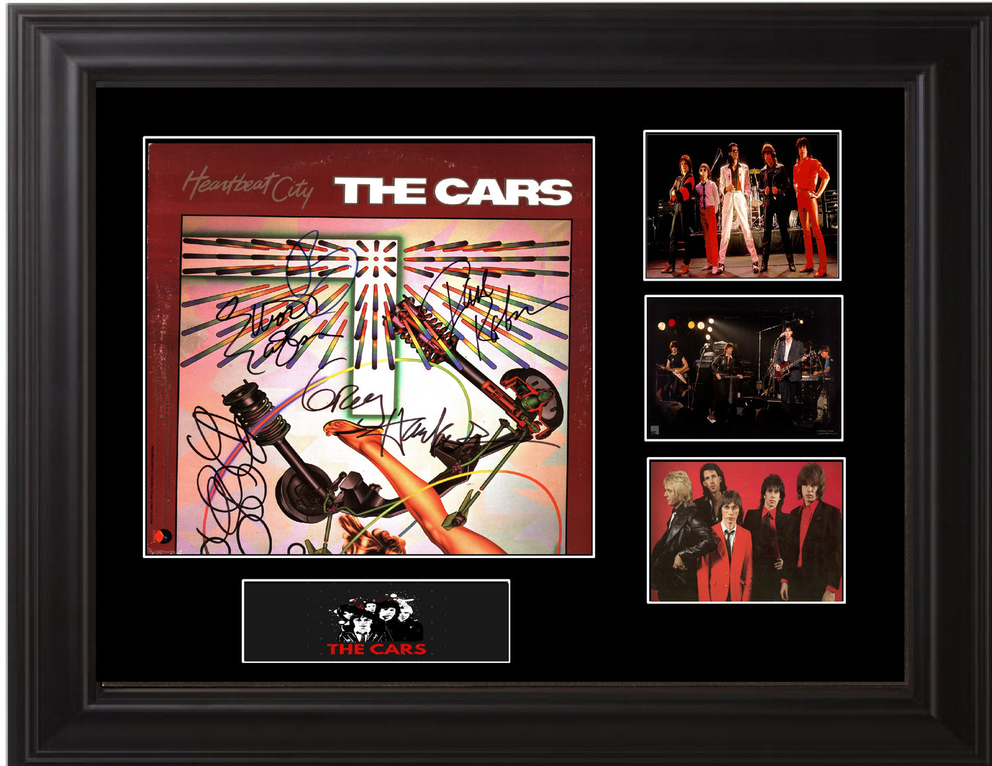 The Cars Autographed Lp - Zion Graphic Collectibles