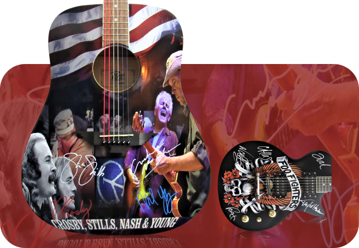  Autographed Guitars