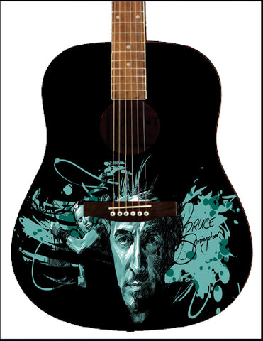 Bruce Springsteen Custom Guitar - Zion Graphic Collectibles