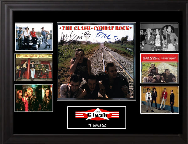 The Clash Autographed Combat Rock LP