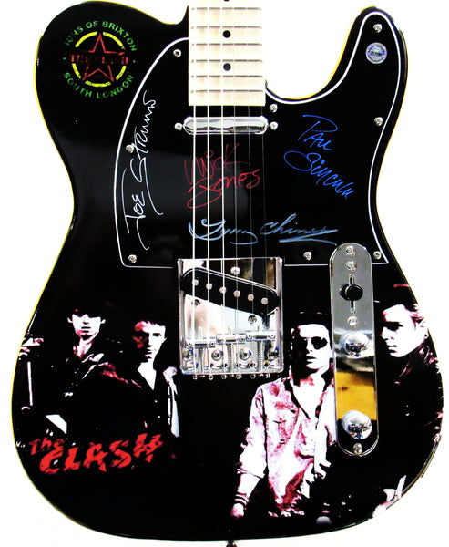 The Clash Custom Signed Guitar