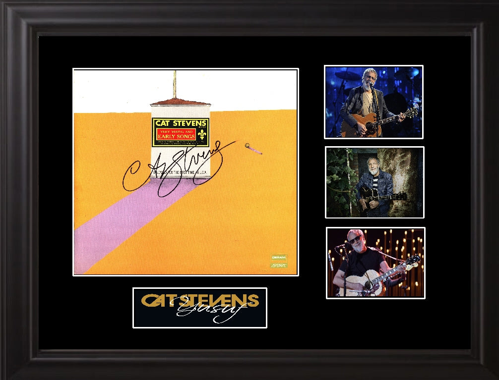 Cat Stevens Autographed lp - Zion Graphic Collectibles