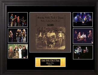 Crosby, Stills, Nash & Young Autographed LP - "De Ja Vu" loading=