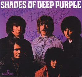 Shades Of Deep Purple Band Signed Display loading=