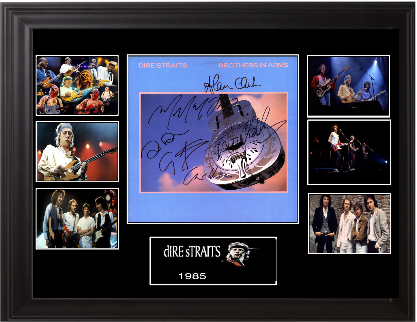 Dire Straits Autographed Lp - Zion Graphic Collectibles