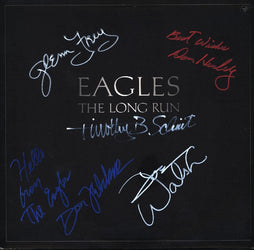 The Eagles Band Signed the Long Run Lp loading=