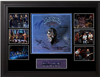 Eagles Autographed Lp "Their Greatest Hits" - Zion Graphic Collectibles