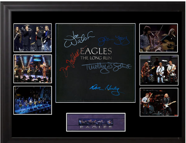 The Eagles Band Signed the Long Run Lp - Zion Graphic Collectibles